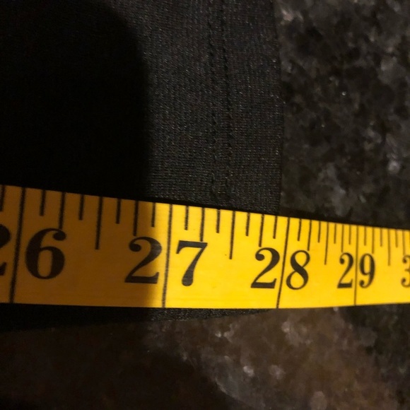 Ambiance black leggings pants with gold faux zippers size Small - Picture 6 of 8